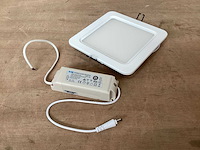 Brighton led inbouwpaneel, 18x18 cm, 17 watt (13x) - afbeelding 1 van  3