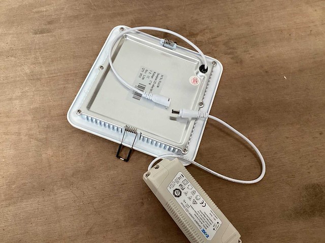 Brighton led inbouwpaneel, 18x18 cm, 17 watt (13x) - afbeelding 3 van  3