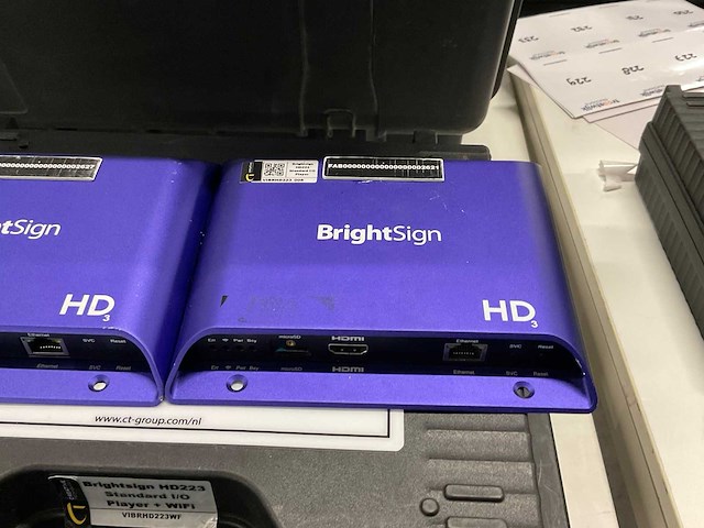 Brightsign hd223 standard i/o player (3x) - afbeelding 2 van  4