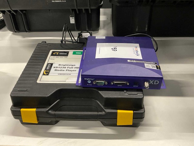 Brightsign xd1230 full hd media speler - afbeelding 1 van  4