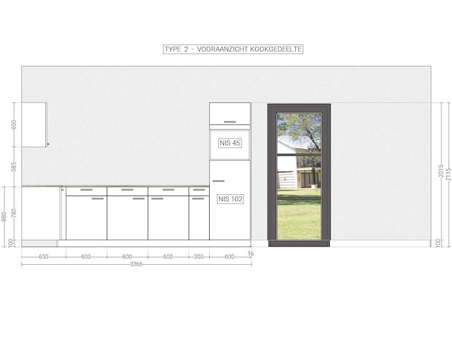 Brigitte - showroomkeuken - afbeelding 2 van  6