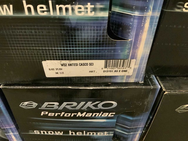 Briko black splash skihelm (45x) - afbeelding 4 van  5