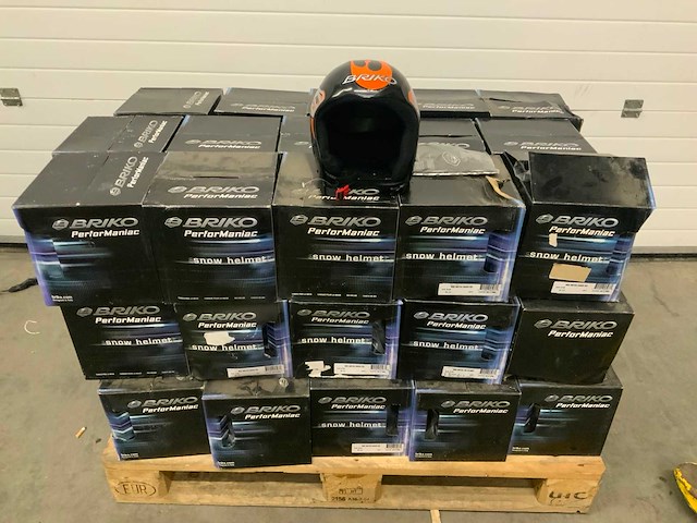 Briko black splash skihelm (45x) - afbeelding 5 van  5