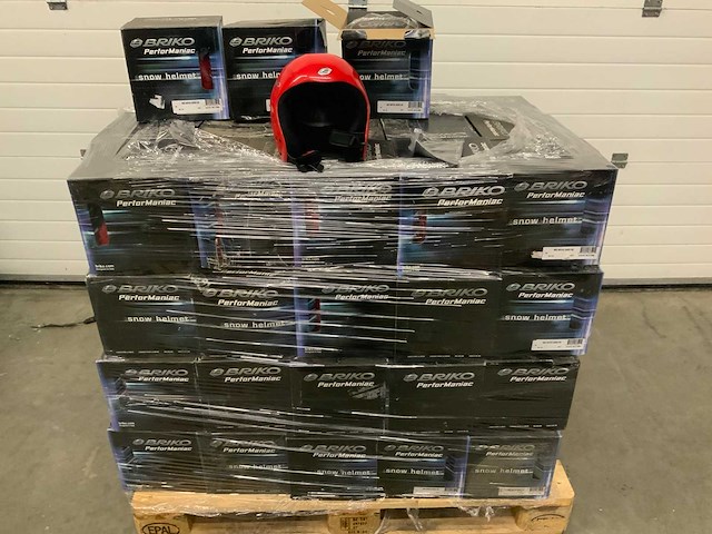 Briko red skihelm (63x) - afbeelding 5 van  5