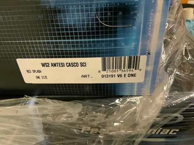 Briko red splash skihelm (87x) - afbeelding 4 van  5