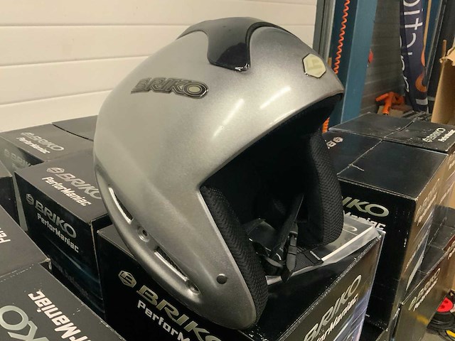 Briko silver skihelm (69x) - afbeelding 3 van  4