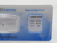 Briljant geslepen diamant, 0,14 karaats (si2) - afbeelding 3 van  8