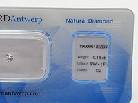 Briljant geslepen diamant, 0,18 karaats (si2) - afbeelding 3 van  6