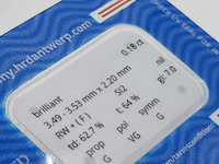 Briljant geslepen diamant, 0,18 karaats (si2) - afbeelding 4 van  6