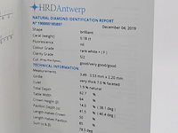 Briljant geslepen diamant, 0,18 karaats (si2) - afbeelding 6 van  6