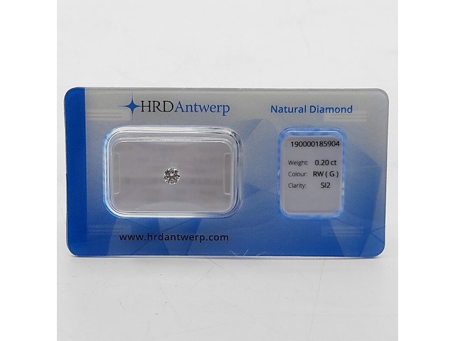 Briljant geslepen diamant, 0,20 karaats (si2) - afbeelding 1 van  7