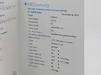 Briljant geslepen diamant, 0,20 karaats (si2) - afbeelding 6 van  7