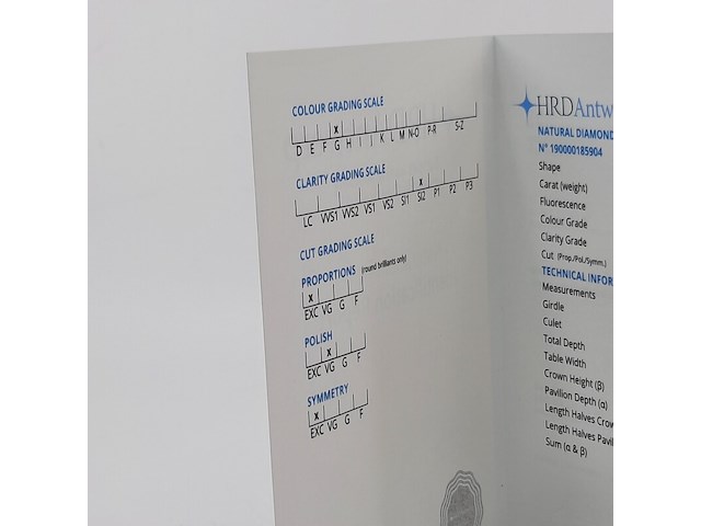 Briljant geslepen diamant, 0,20 karaats (si2) - afbeelding 7 van  7