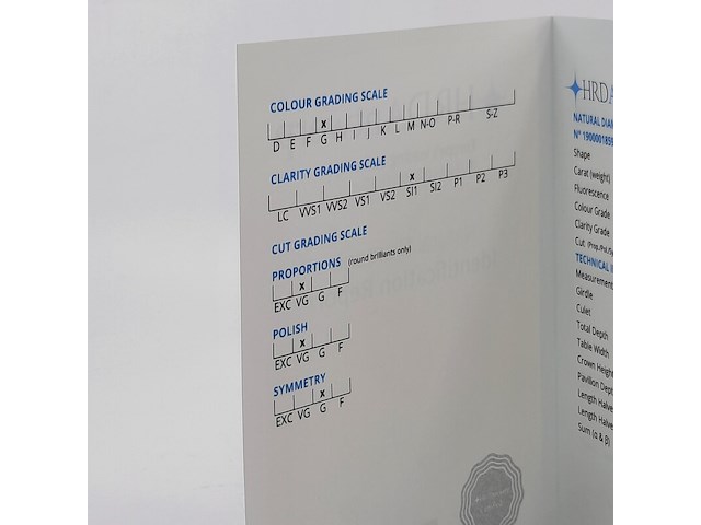 Briljant geslepen diamant, 0,21 karaats (si1) - afbeelding 7 van  8