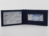 Briljant geslepen diamant, 0,21 kt si, e-f