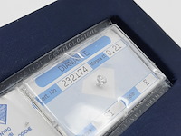 Briljant geslepen diamant, 0,21 kt si, e-f - afbeelding 3 van  9
