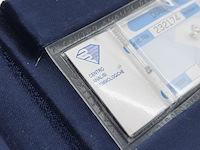Briljant geslepen diamant, 0,21 kt si, e-f - afbeelding 4 van  9