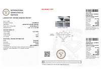 Briljant geslepen diamant 0.30 carat gecertificeerd - afbeelding 4 van  4