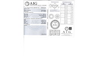 Briljant geslepen diamant 0.52 carat gecertificeerd - afbeelding 2 van  4