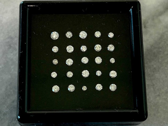 Briljant geslepen diamant 1.01 carat natuurlijke diamant - afbeelding 1 van  1