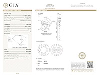 Briljant geslepen diamant 2.00 carat natuurlijke diamant gecertificeerd - afbeelding 4 van  6
