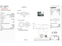 Briljant geslepen diamant 3.04 carat gecertificeerd - afbeelding 4 van  4