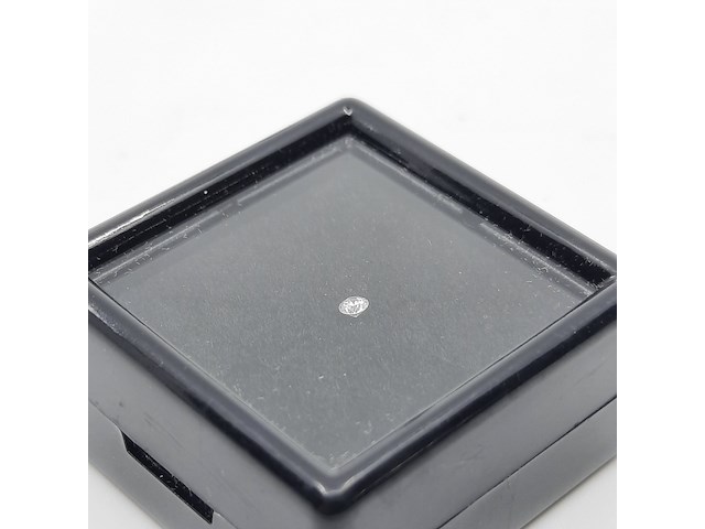 Briljant geslepen diamant, ca. 0,03 karaats - afbeelding 2 van  4