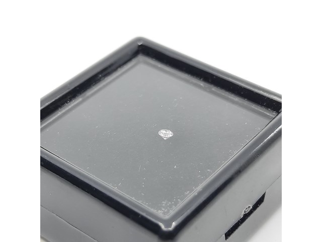 Briljant geslepen diamant, ca 0,03 karaats - afbeelding 3 van  4
