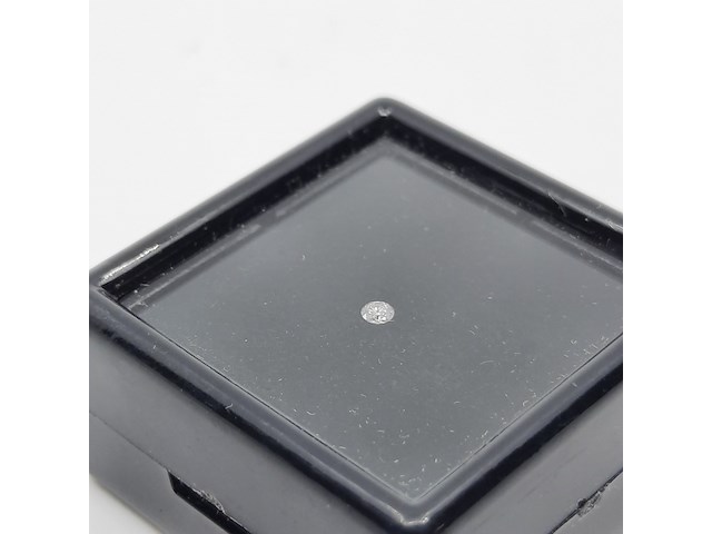 Briljant geslepen diamant, ca. 0,03 karaats - afbeelding 3 van  4