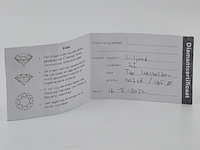 Briljant geslepen diamant, ca. 0,03 karaats - afbeelding 4 van  4