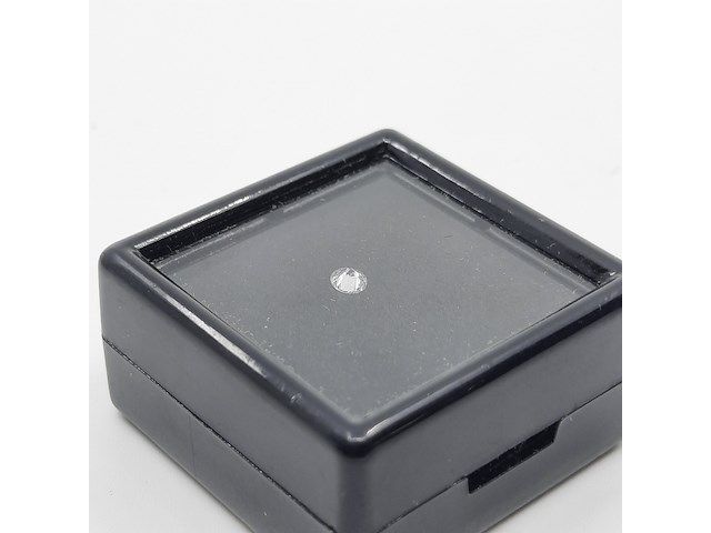 Briljant geslepen diamant, ca 0.08 karaats - afbeelding 2 van  4