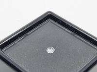 Briljant geslepen diamant, ca 0,08 karaats - afbeelding 2 van  4