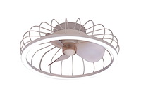 Brilliant plafondventilator arezzo met lamp 36w beige