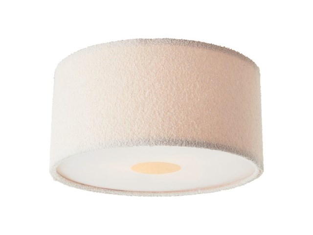 Brilliant teddy plafondlamp e27 max 3x25w teddystof beige - afbeelding 1 van  1