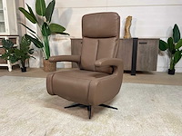 Brim electrische leren relax fauteuil - afbeelding 2 van  10