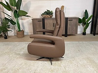 Brim electrische leren relax fauteuil - afbeelding 6 van  10