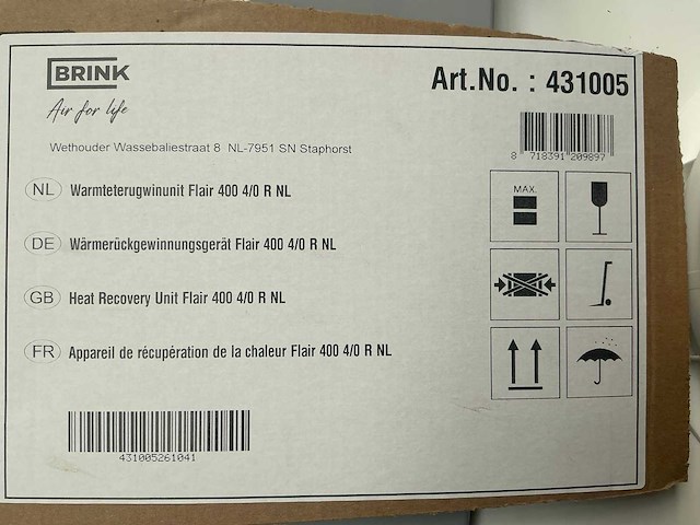 Brink flair 400 4/0 r nl wtw unit - afbeelding 4 van  4