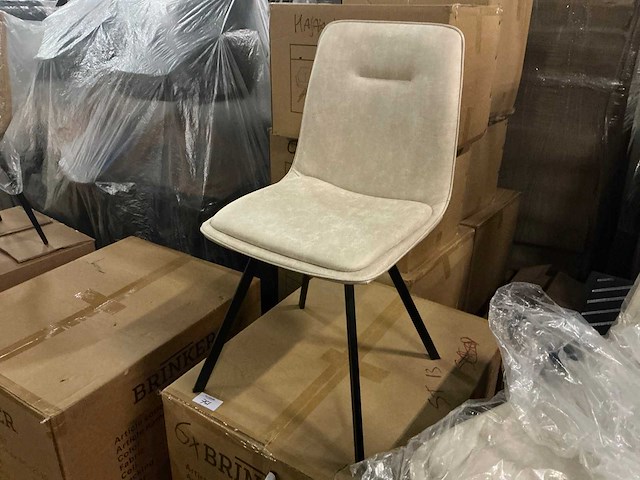 Brinker bull dc-2110 eetkamerstoel (6x) - afbeelding 1 van  4