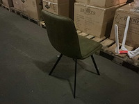 Brinker dc-2110 moss eetkamerstoel (4x) - afbeelding 4 van  5