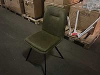 Brinker dc-2110 moss eetkamerstoel (5x) - afbeelding 1 van  5