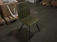 Brinker dc-2110 moss eetkamerstoel (6x) - afbeelding 3 van  5