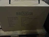 Brinker dc-2155 brown eetkamerstoel (4x) - afbeelding 4 van  4