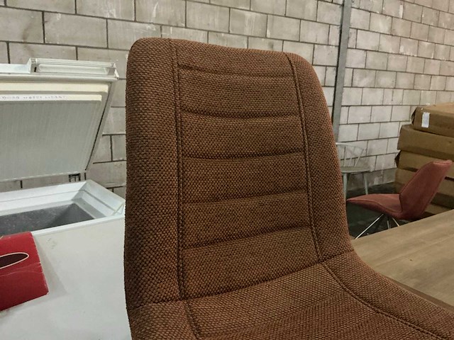 Brinker dc-2155 copper eetkamerstoel (4x) - afbeelding 2 van  5