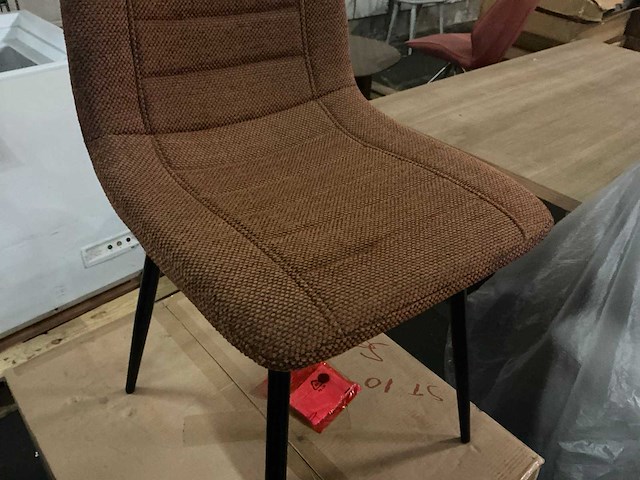 Brinker dc-2155 copper eetkamerstoel (6x) - afbeelding 3 van  5