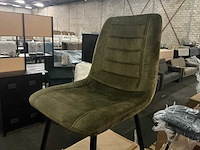 Brinker dc-2155 moss eetkamerstoel (6x) - afbeelding 2 van  4