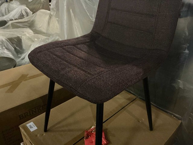 Brinker dc-2155 winered eetkamerstoel (4x) - afbeelding 3 van  5