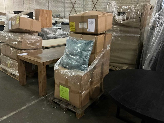 Brinker fox fur blue 60x60cm sierkussen (36x) - afbeelding 1 van  3