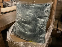 Brinker fox fur blue 60x60cm sierkussen (36x) - afbeelding 2 van  3