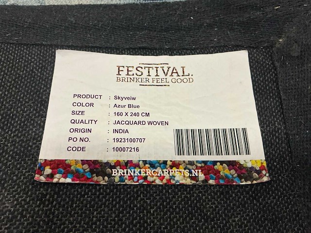 Brinker jaquard woven vloerkleed 160x240cm - afbeelding 4 van  4