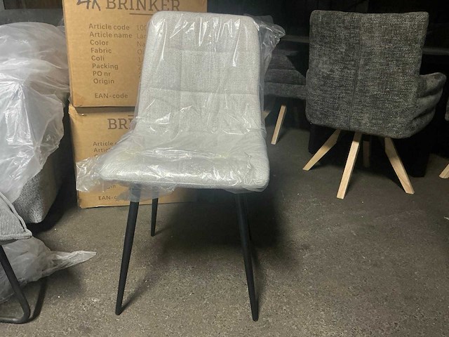 Brinker lars 10003281 eetkamerstoel (4x) - afbeelding 2 van  3
